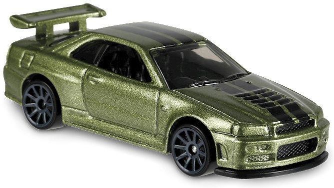 ミニカー Hot Wheels NISSAN SKYLINE GT-R (R34) Hot Wheels Premium NISSAN SKYLINE GT-R (BNR34) 5 Duży 1:43
