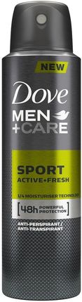 Dove Men plus Care Sport Active+Fresh Antyperspirant w aerozolu 150ml