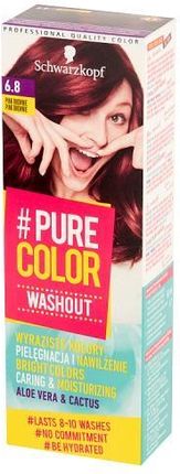 Schwarzkopf Pure Color Washout Żel koloryzujący do włosów nr 6.8 Pink Brownie