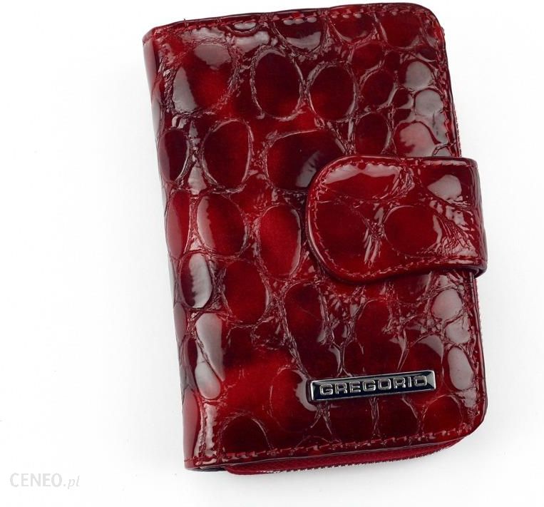 Kolorowy portfel damski Gregorio FRZ-101 kolor: czarny + czerwony