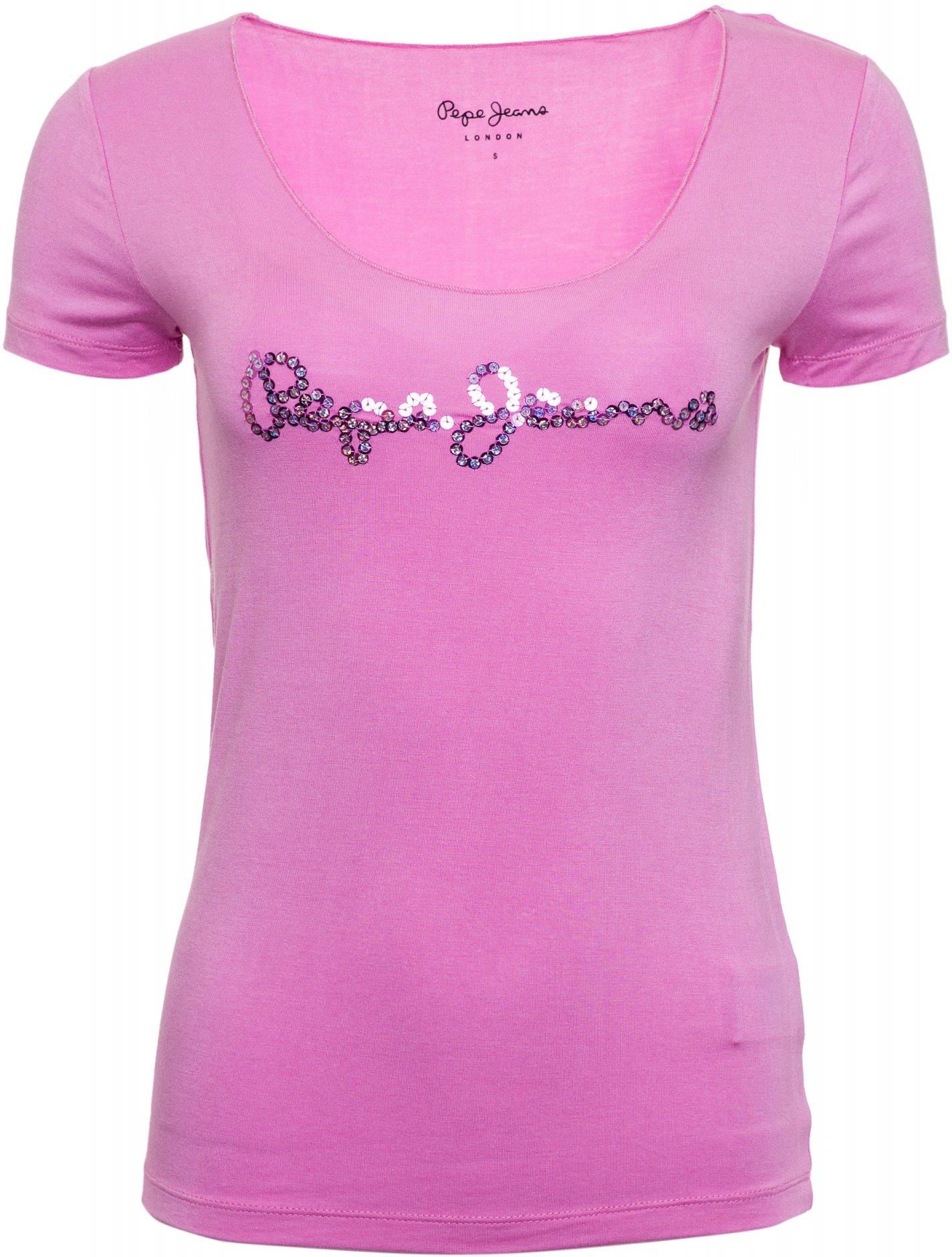 Pepe Jeans T shirt damski Beatriz, XS, różowy Ceny i Pepe Jeans T shirt damski Beatriz, S, różowy | MALL.PL