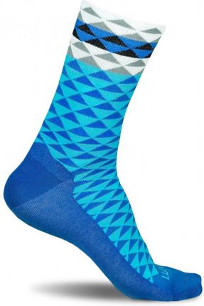 Luxa Socks Skarpety Kolarskie Asymmetric Blue