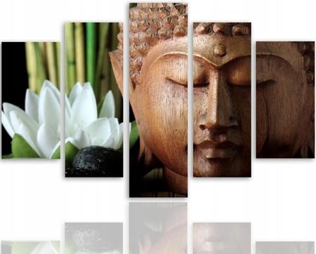 Tryptyk Obraz 5 Części Budda Do Sypialni 200x100