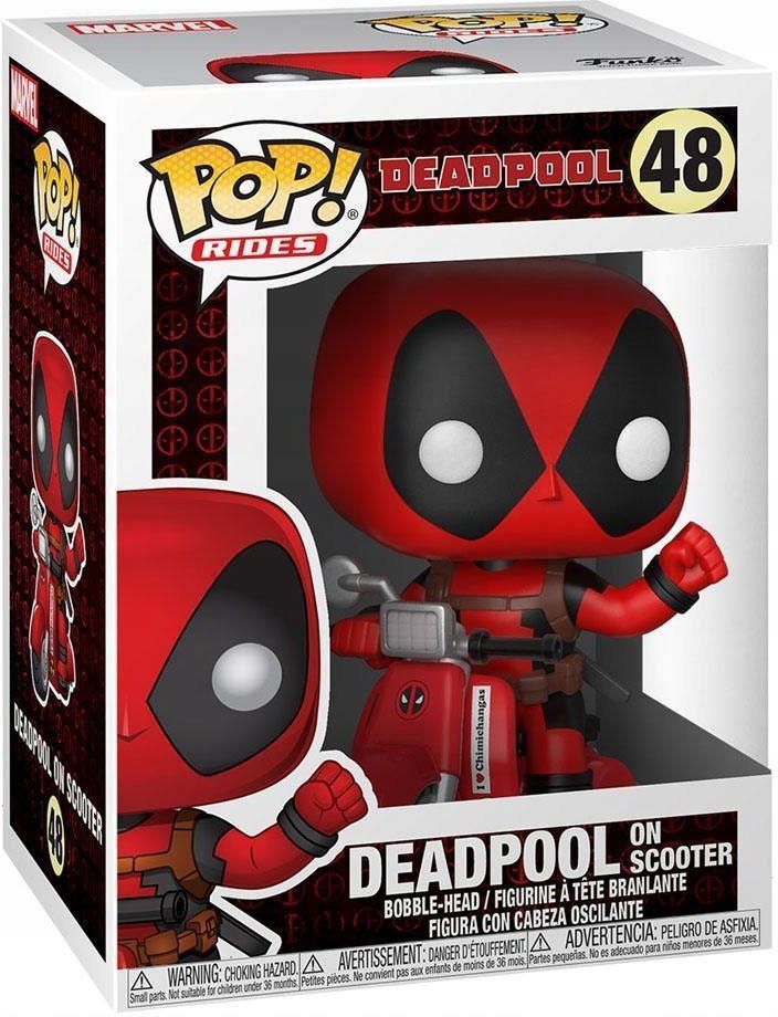 FunkoPop！48 DEAD POOL on scooter Deadpool on Scooter 48 Marvel Deadpool Funko POP! Vinyl