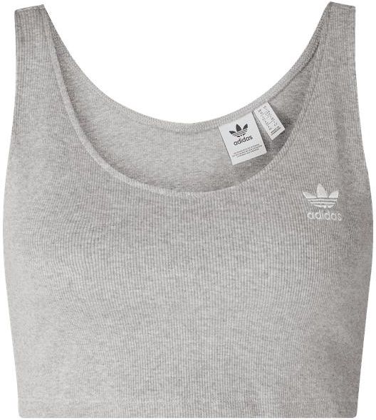 ADIDAS Originals – Krótka bluzka z wyhaftowanym logo – Czerwony