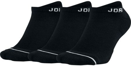 Skarpety Air Jordan Jumpman No-Show 3 Pack - SX5546-010 - Black/Black/Black