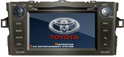 Samochodowy palel LCD TV TOYOTA AURIS 7” HD / DVD / MP3
