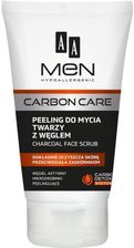 Zdjęcie AA Men Carbon Care Peeling do mycia twarzy z węglem 150 ml - Odolanów