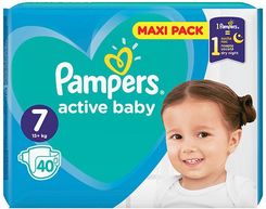 Zdjęcie Pampers Active Baby Rozmiar 7, 40Szt. - Stargard