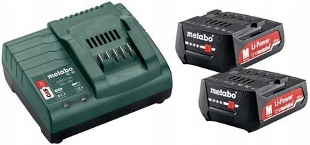 Metabo Zestaw akumulatorów 12V 2x 2,0Ah +ładowarka
