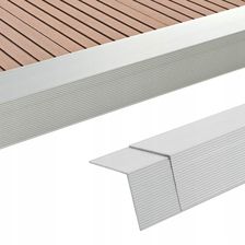 Zdjęcie Tarasowe listwy kątowe, 5 szt., aluminium, 170 cm, - Kartuzy