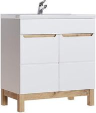 Zdjęcie Comad Szafka Z Umywalką 80Cm Bali Biały Połysk 123180671 - Lipiany
