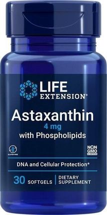 Life Extension Astaksantyna z Fosfolipidami 4 mg 30 kapsułek