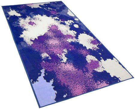 Beliani Nowoczesny dywan wielokolorowy abstrakcyjny wzór 80 x 150 cm Kadirli