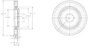 Delphi Tarcza Hamulcowa BG3620