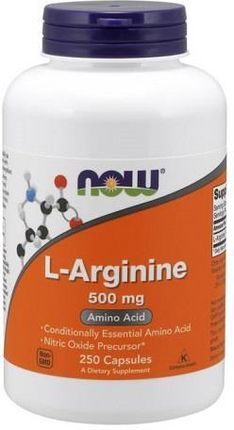 Now L-Arginine 500 Mg 250 Tab
