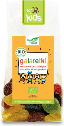Bio Planet Galaretki owocowe bio bez żelatyny 100g