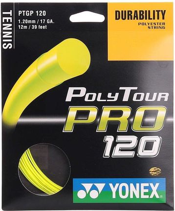 Yonex Naciąg Poly Tour Pro 120 Żółty 12M