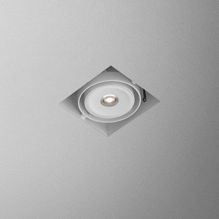Aqform Wpuszczana Squares 70X1 Qrled Lens Trimless L930 34° Biały Mat (30260L930F30003)