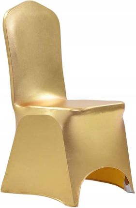 Elastyczne pokrowce na krzesła, 25 szt., złote Gxp