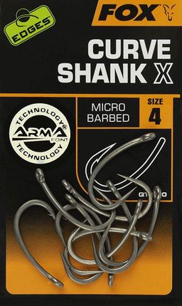 Fox Edges Curve Shank X Size 4 (CHK223)
