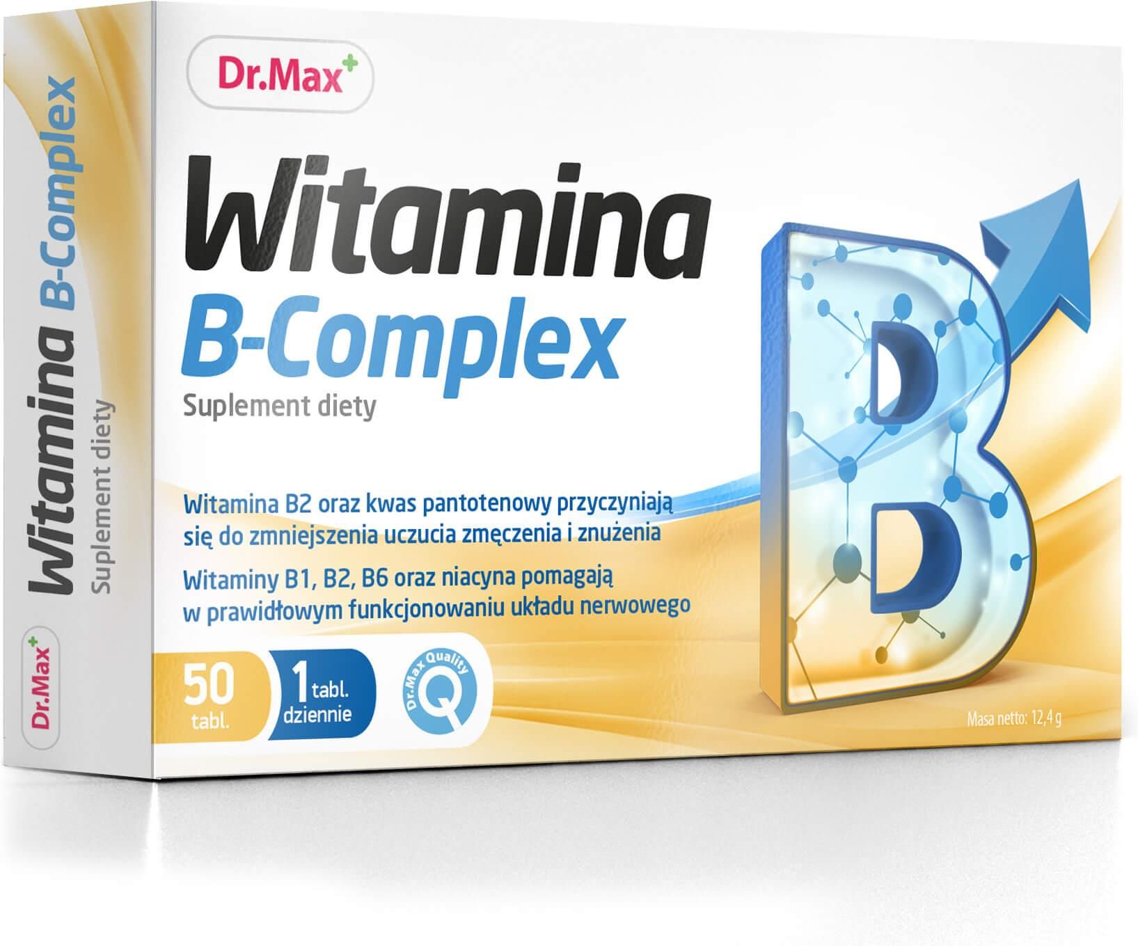 Dr.Max Witamina B-Complex 50 Tabl - Opinie I Ceny Na Ceneo.pl