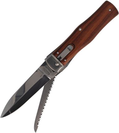 Mikov Nóż Sprężynowy Predator Wood Z Piłą (241-Nd-2/Kp)