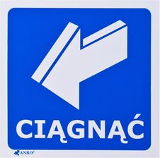Zdjęcie OBI Znak ciągnąć - Miłomłyn