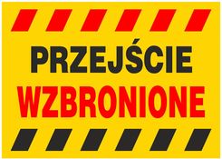 Zdjęcie OBI Znak przejście wzbronione - Miłomłyn
