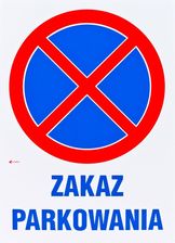 Zdjęcie OBI Znak zakaz parkowania - Grodków