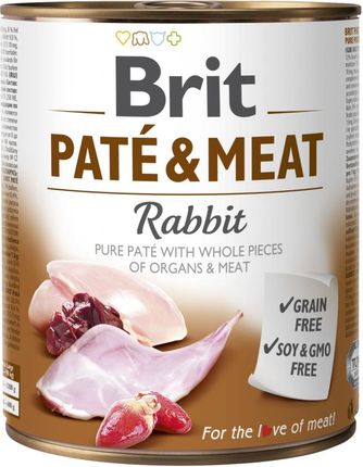 Brit Pate&Meat Rabbit 800G