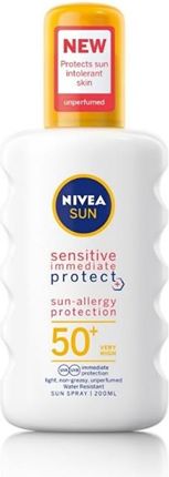 Nivea Sensitive Spf 50 + Spray Sun 200Ml