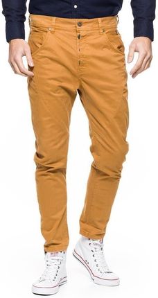 TOM TAILOR ANTI FIT STRETCH TWILL PANTS HONEY