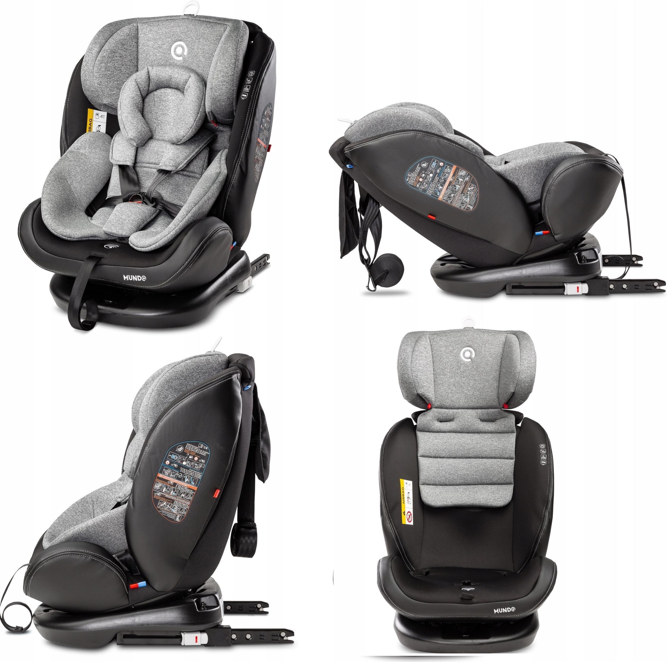 Fotelik Caretero Mundo Isofix Grey 0 36Kg Ceny i opinie Ceneo.pl