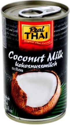 Real Thai Mleko Kokosowe W Kartonie (85% Wyciągu Z Kokosa) 165Ml 