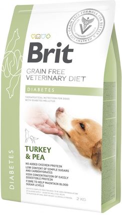 Brit Veterinary Diet Diabetes Turkey&Pea 2Kg