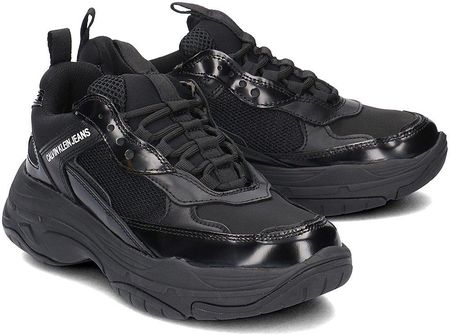 Calvin Klein Jeans Maya Sneakersy Damskie R7797 BLACK Czarny