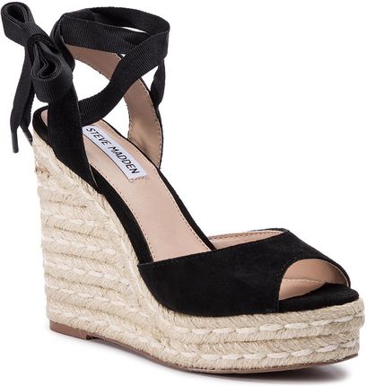 Espadryle STEVE MADDEN Secret SM11000567 03002 015 Black Suede Ceny i opinie Ceneo.pl