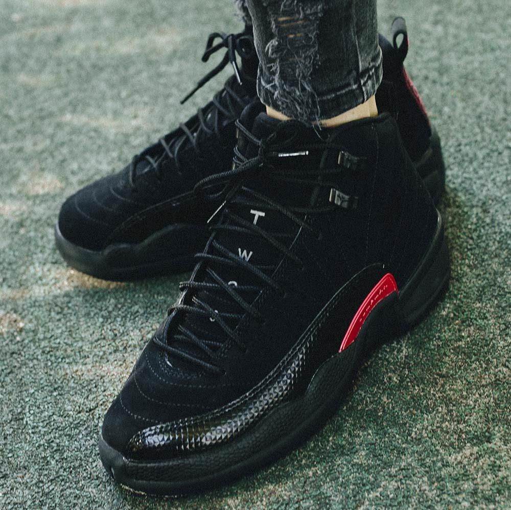 jordan 12 retro black rush pink