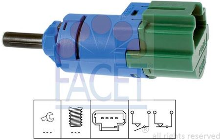 Facet Włącznik Świateł Stop Citroen Peugeot
