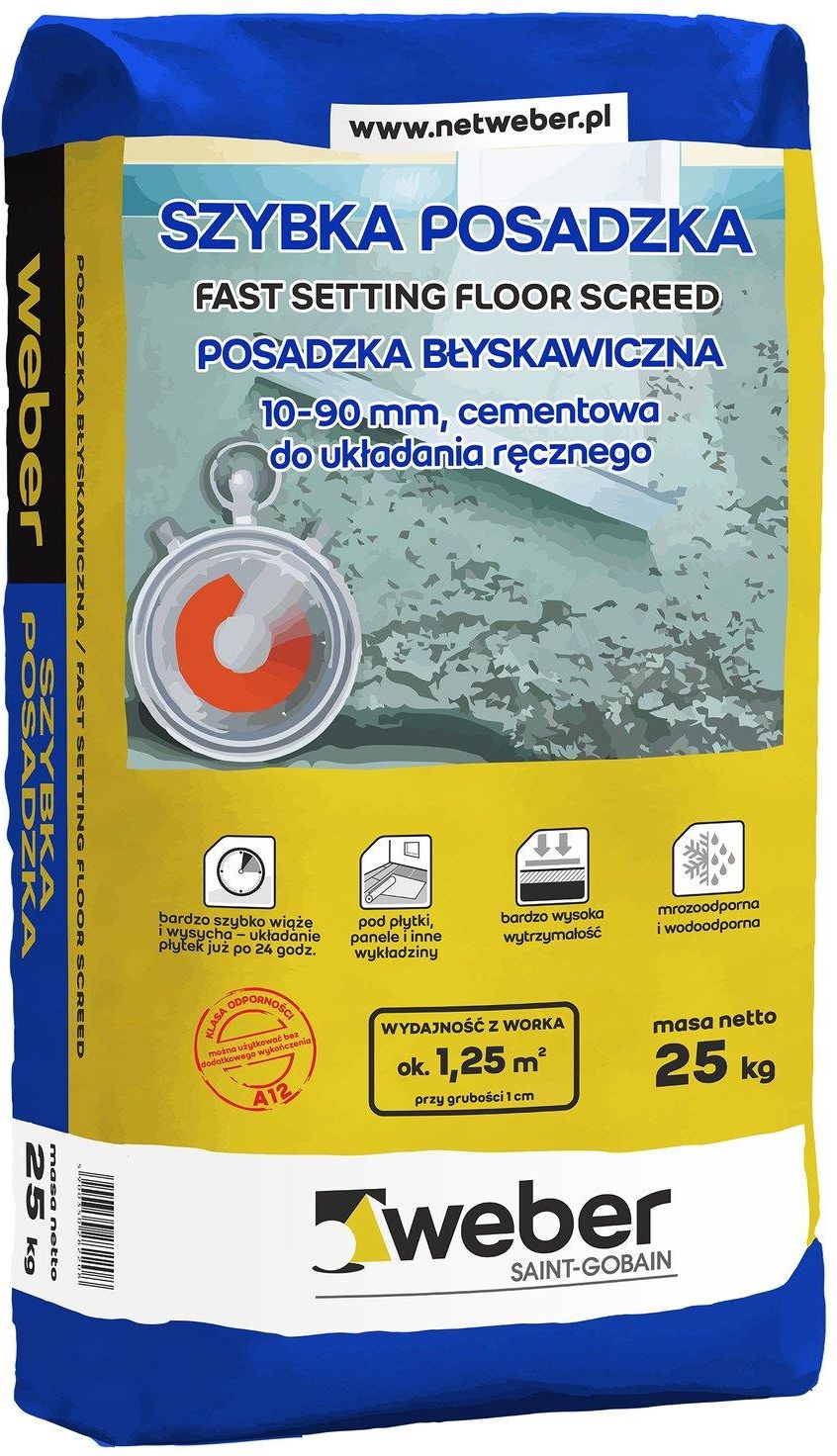 Zaprawa Obi Weber Cementowa Szybka Posadzka 25 Kg Opinie I Ceny Na Ceneopl 