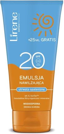 Lirene Emulsja nawilżająca utrwalająca opaleniznę SPF20 175ml