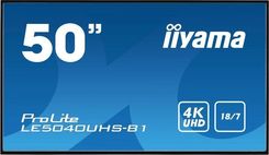IIYAMA Monitor wielkoformatowy 50'' LE5040UHS-B1 LAN,AMVA3,18/7,4K, - Monitory przemysłowe