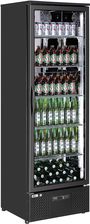 Zdjęcie Chłodziarka do butelek 293 l 1-drzwiowa z oświetleniem LED czarna - Głowno