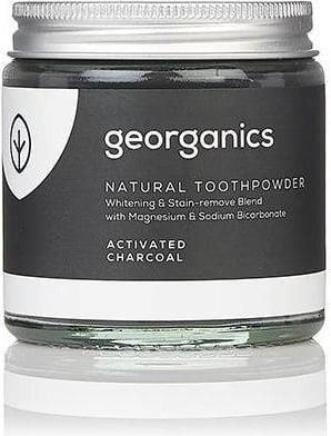 georganics Naturalny proszek do zębów z węglem aktywnym 120ml
