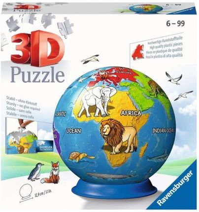 Ravensburger Puzzle 3D 72El. Globus 118403
