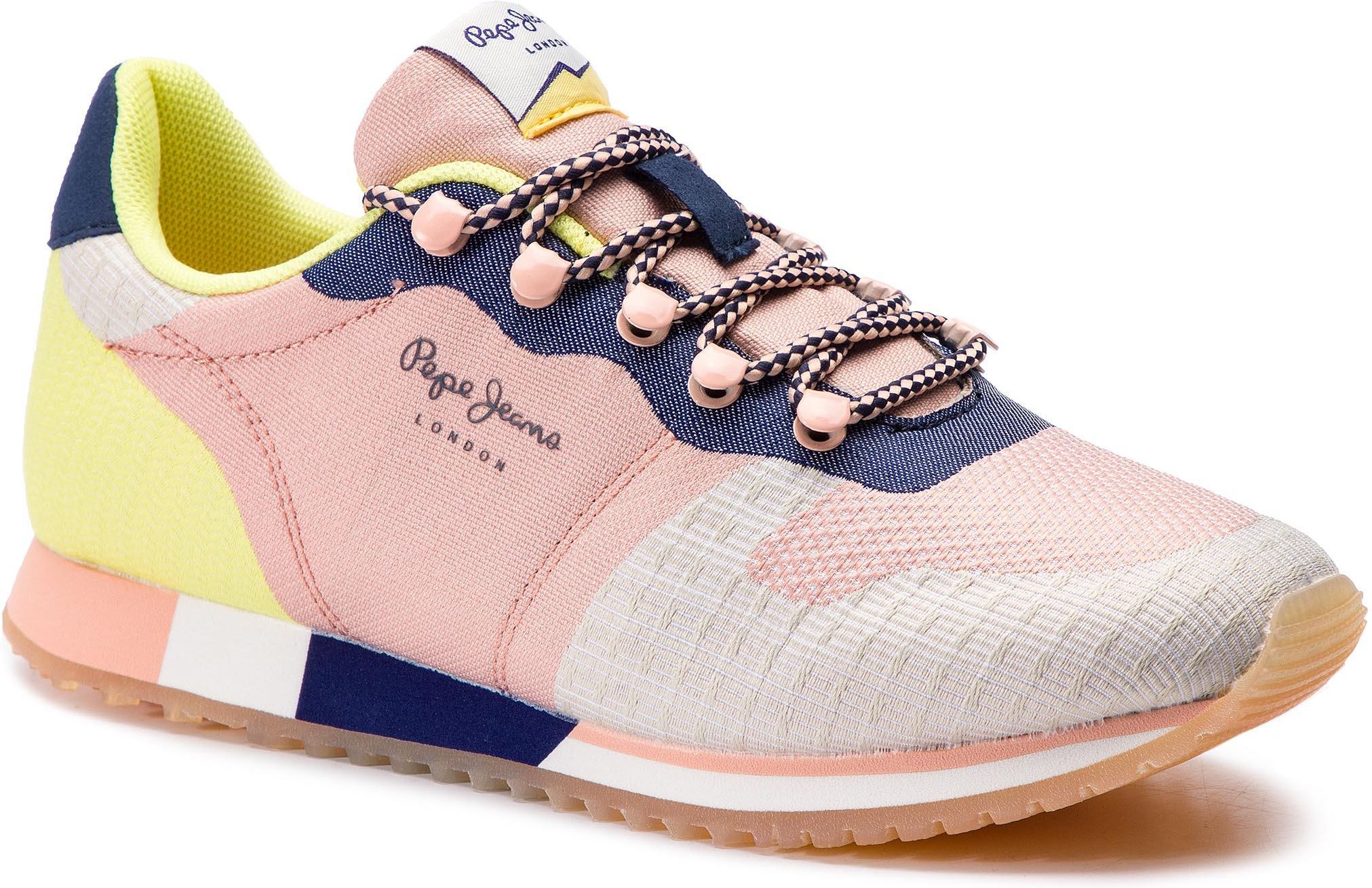 Sneakersy PEPE JEANS Gable Puzzle PLS30809 Pale Pink 300 Sneakersy PEPE JEANS Gable Puzzle PLS30809 Pale Pink 300