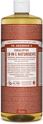 dr. bronner's 18w1 Naturalne mydło z eukaliptusem 945ml