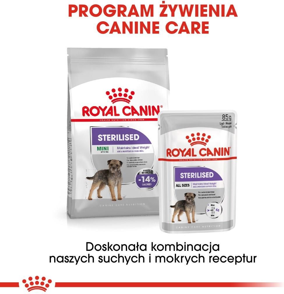  CANIN STERILISED 85g 45パック ROYAL CANIN CCN Sterilised Loaf 85g saszetka - Psy dorosłe