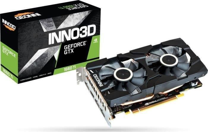 PCパーツ Inno3D GeForce GTX 1660Ti TWIN X2 Inno3D GeForce GTX 1660Ti Twin X2 6GB GDDR6